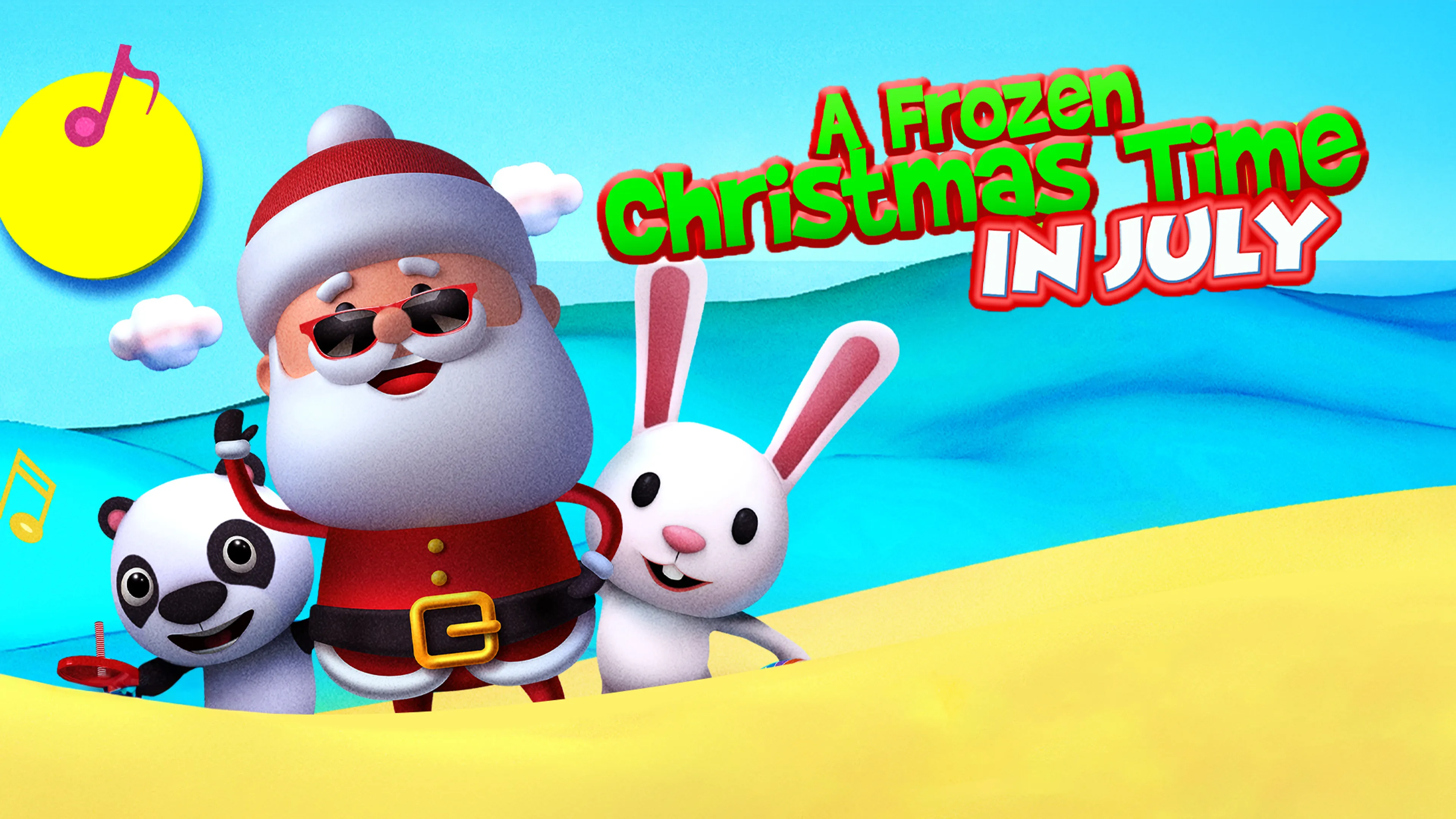 A Frozen Christmas Time in July poster